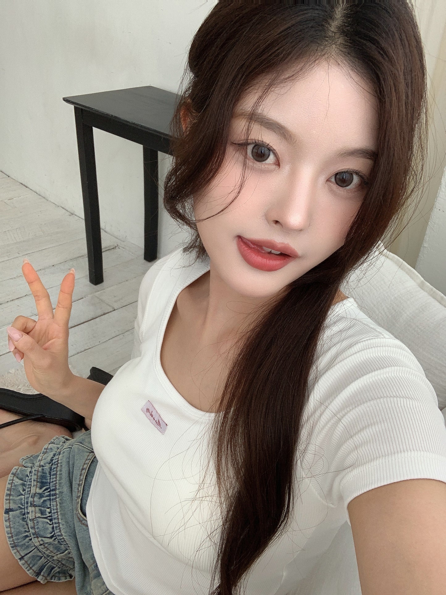 Back lace tops(パッド付)
