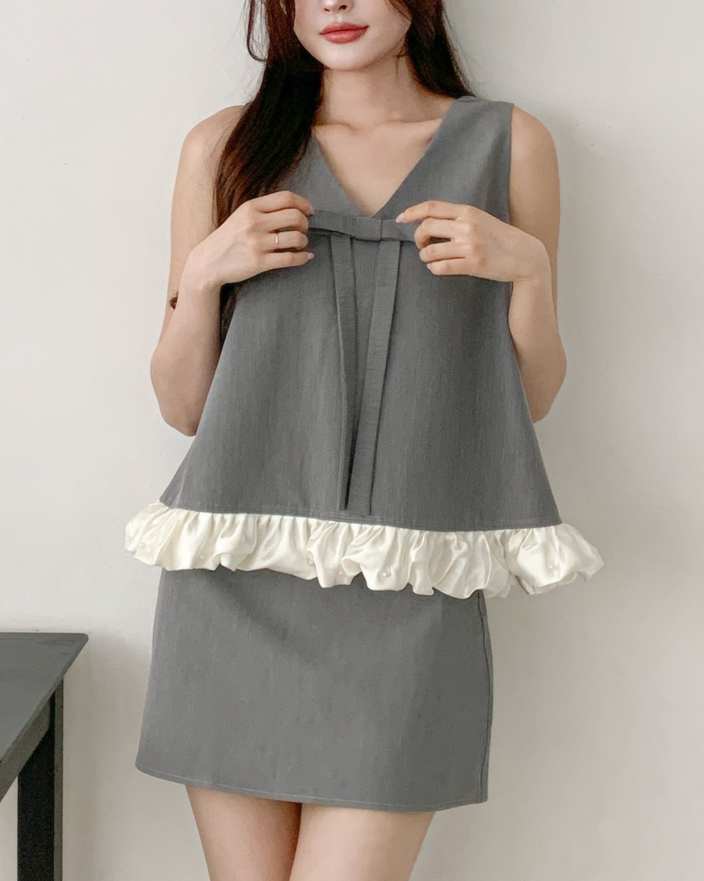 Ribbon frill set-up