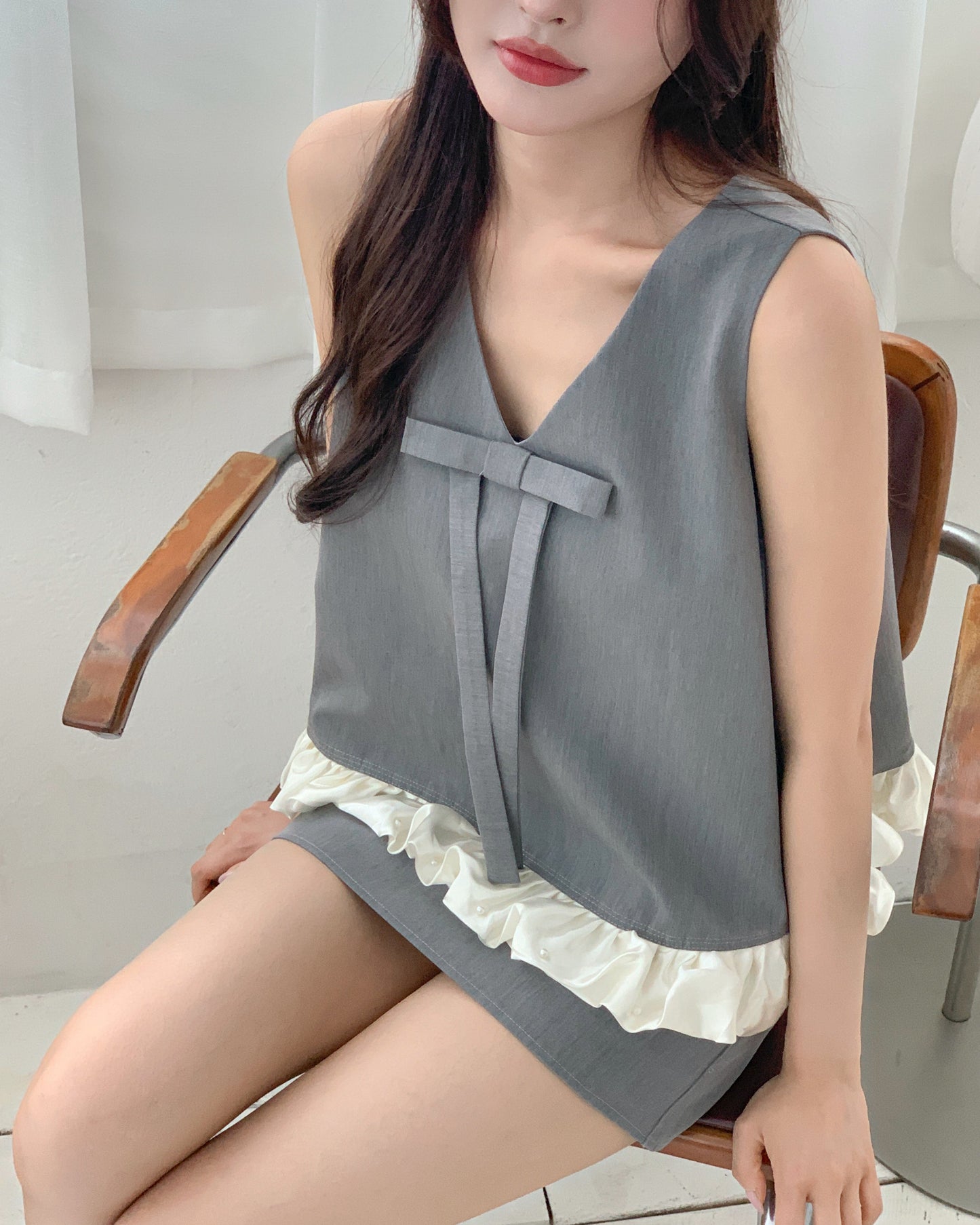 Ribbon frill set-up