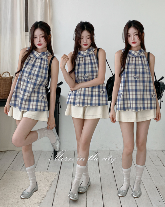 Check blouse set-up