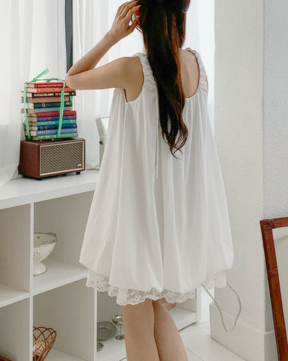 Lace balloon dress（チョーカー付き）