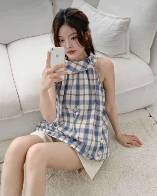 Check blouse set-up