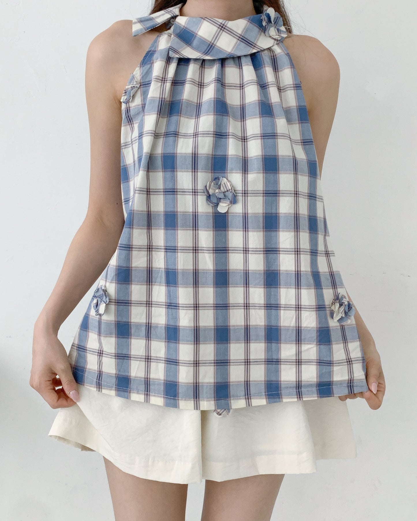 Check blouse set-up