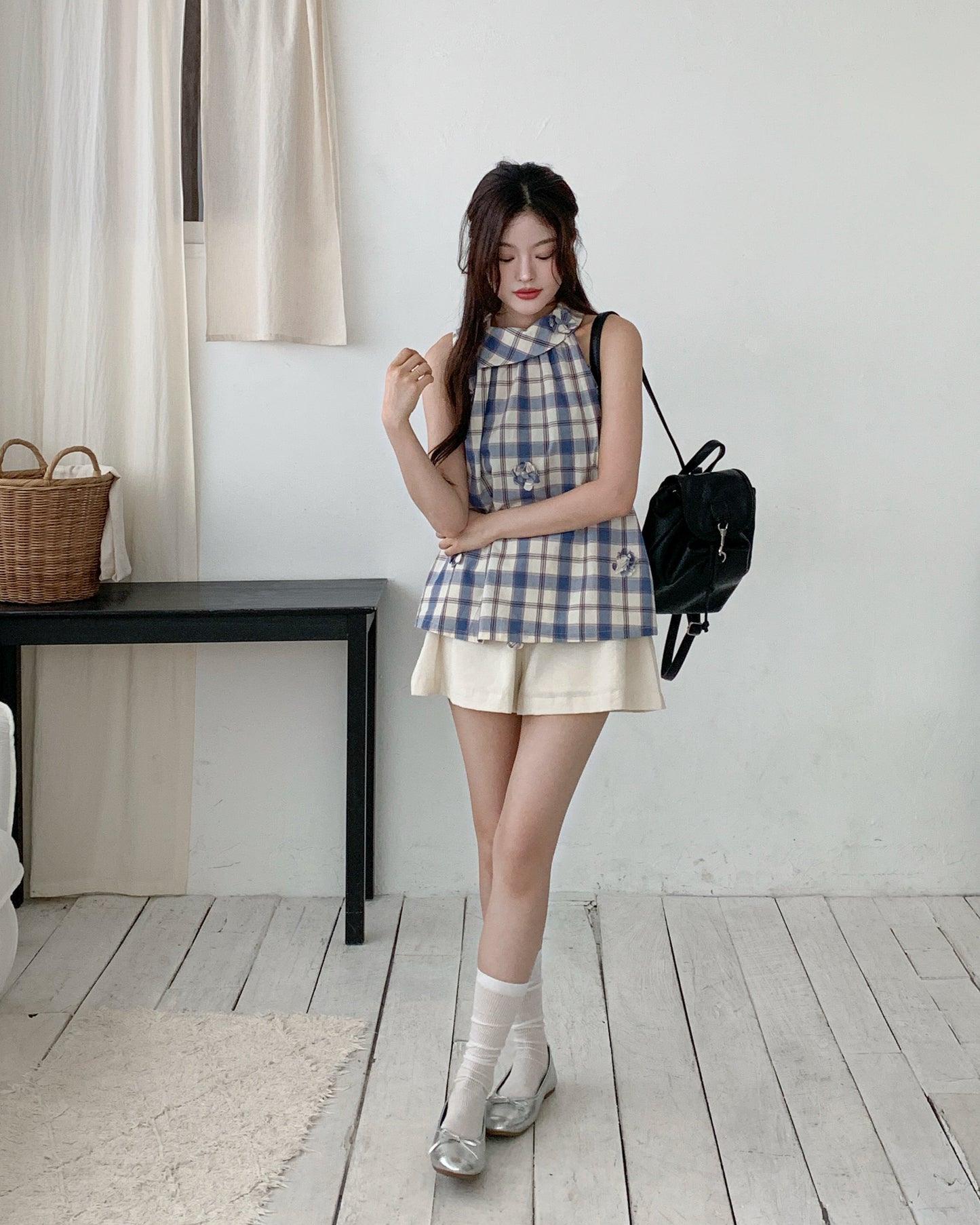 Check blouse set-up