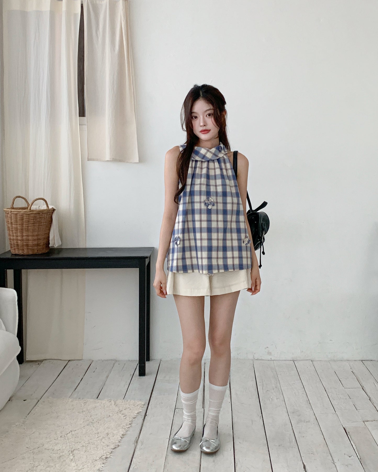 Check blouse set-up