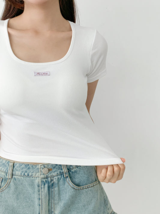 Back lace tops（パッド付）