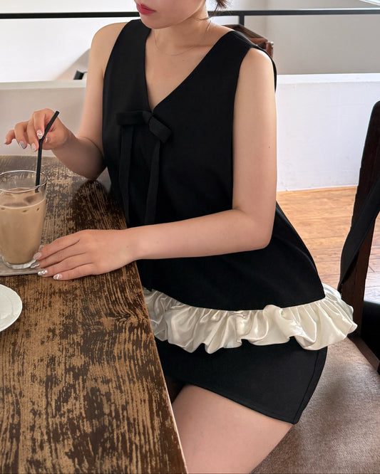 Ribbon frill set-up